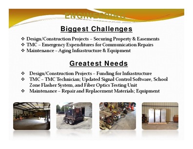 [ENGINEERING: Biggest Challenges; Greatest Needs]