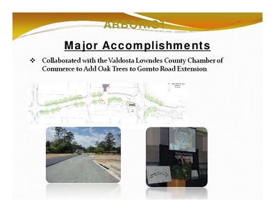 [ARBORIST: Major Accomplishments]