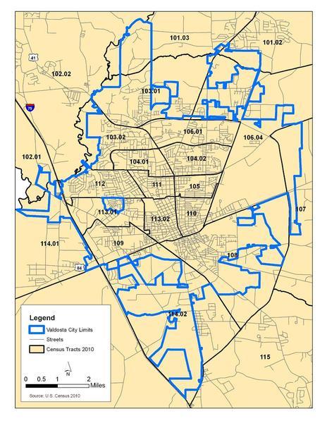 P 02 Map 1.1 Valdosta