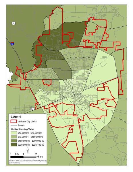 P 24 Map 1.12 Median Housing Value 2005-2009
