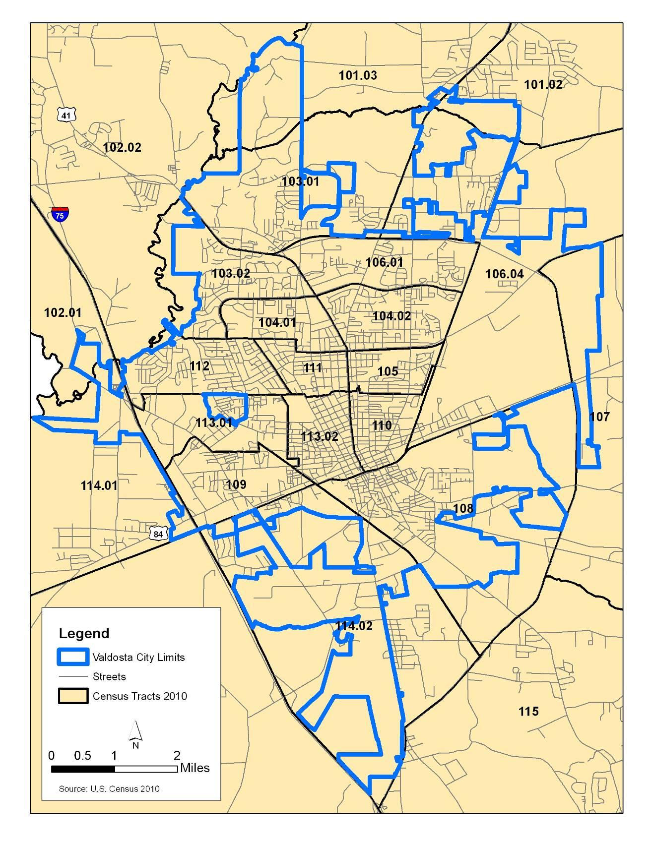 P 02 Map 1.1 Valdosta