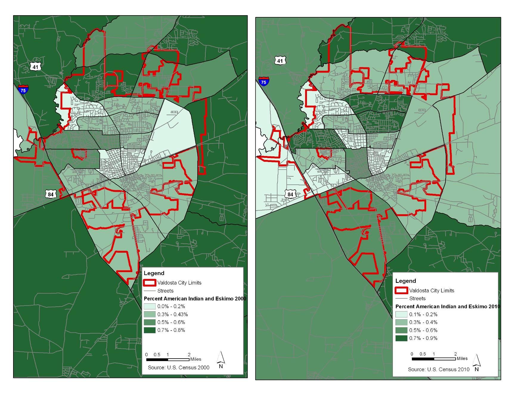 P 06 Map 1.4 Percent Amerind Eskimo 2000 2010