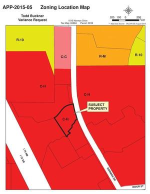 [Zoning Location Map]