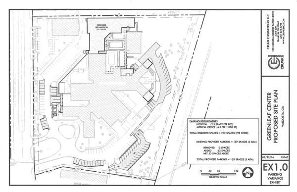 Greenleaf Center Proposed Site Plan