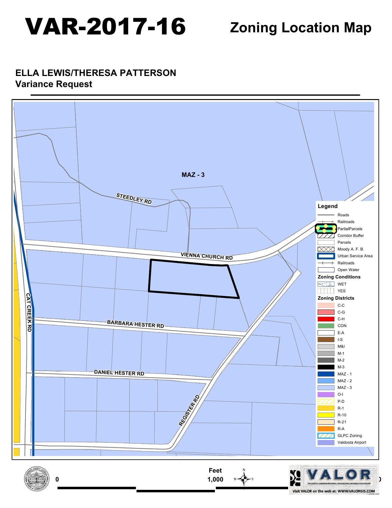 Zoning Location Map