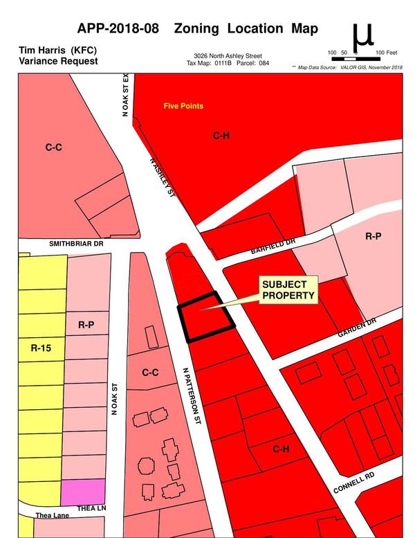 Zoning Location Map