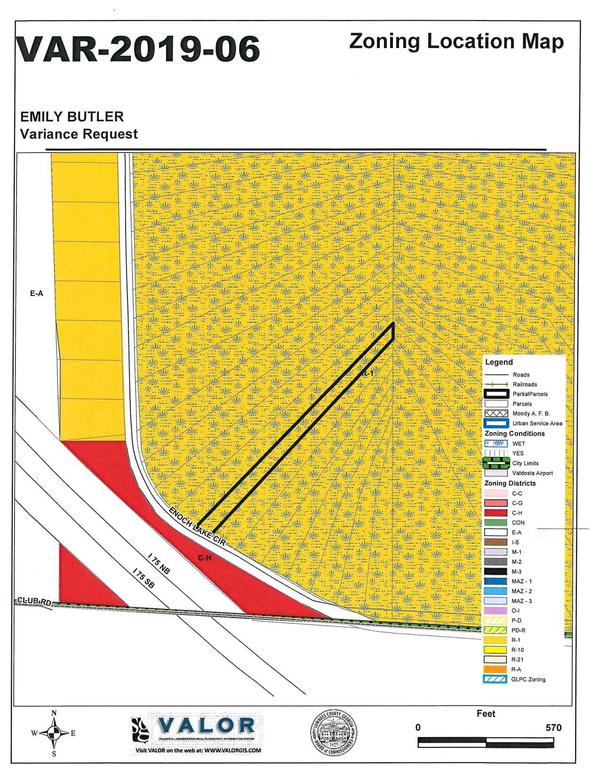 Zoning Location Map