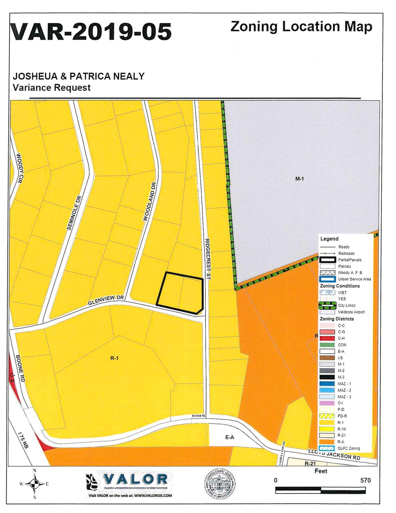 Zoning Location Map