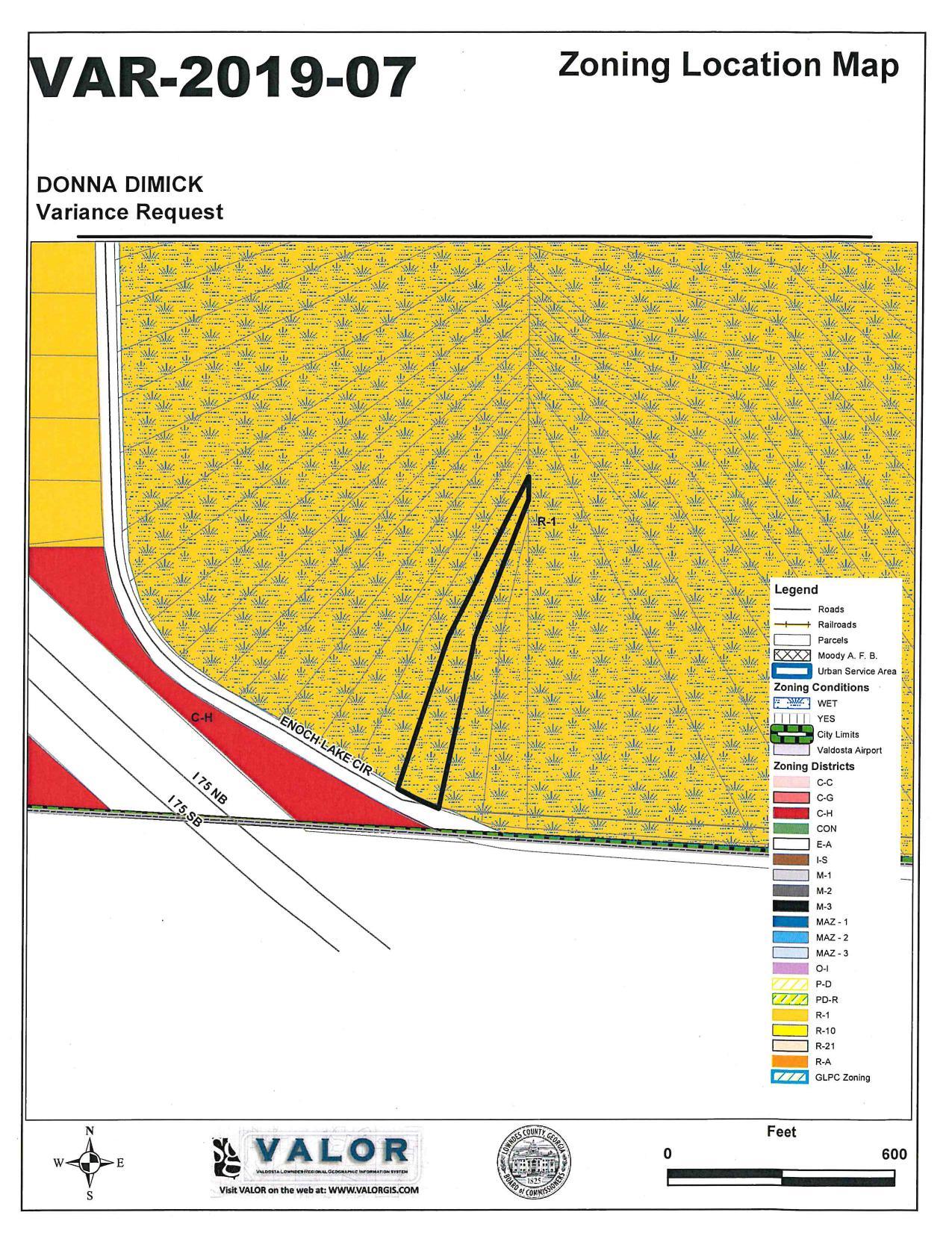 Zoning Location Map