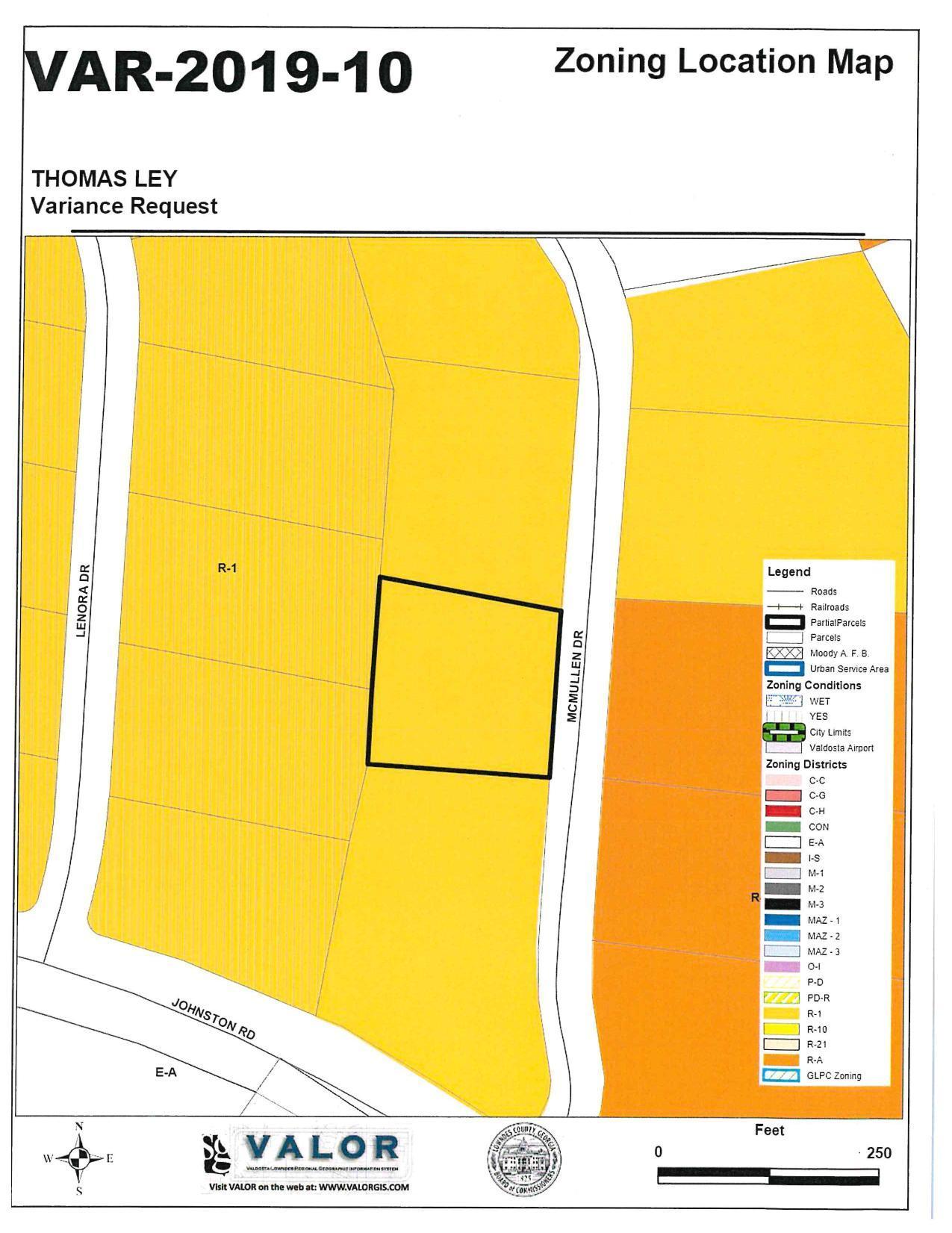 Zoning Location Map