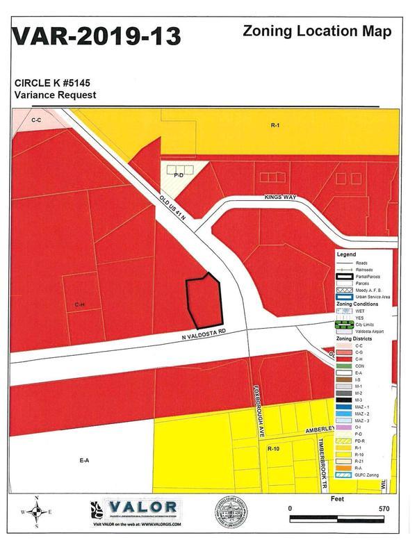 Zoning Location Map