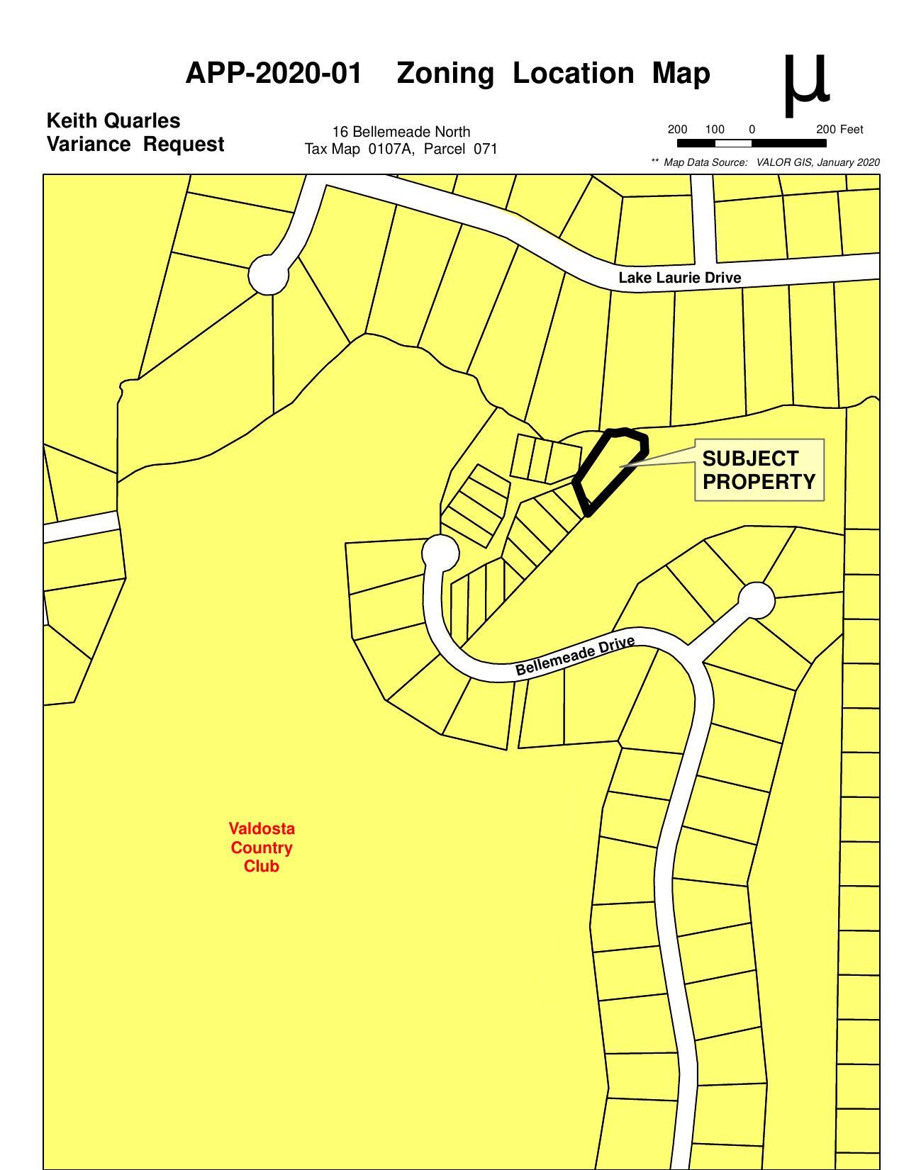 [Zoning Location Map]