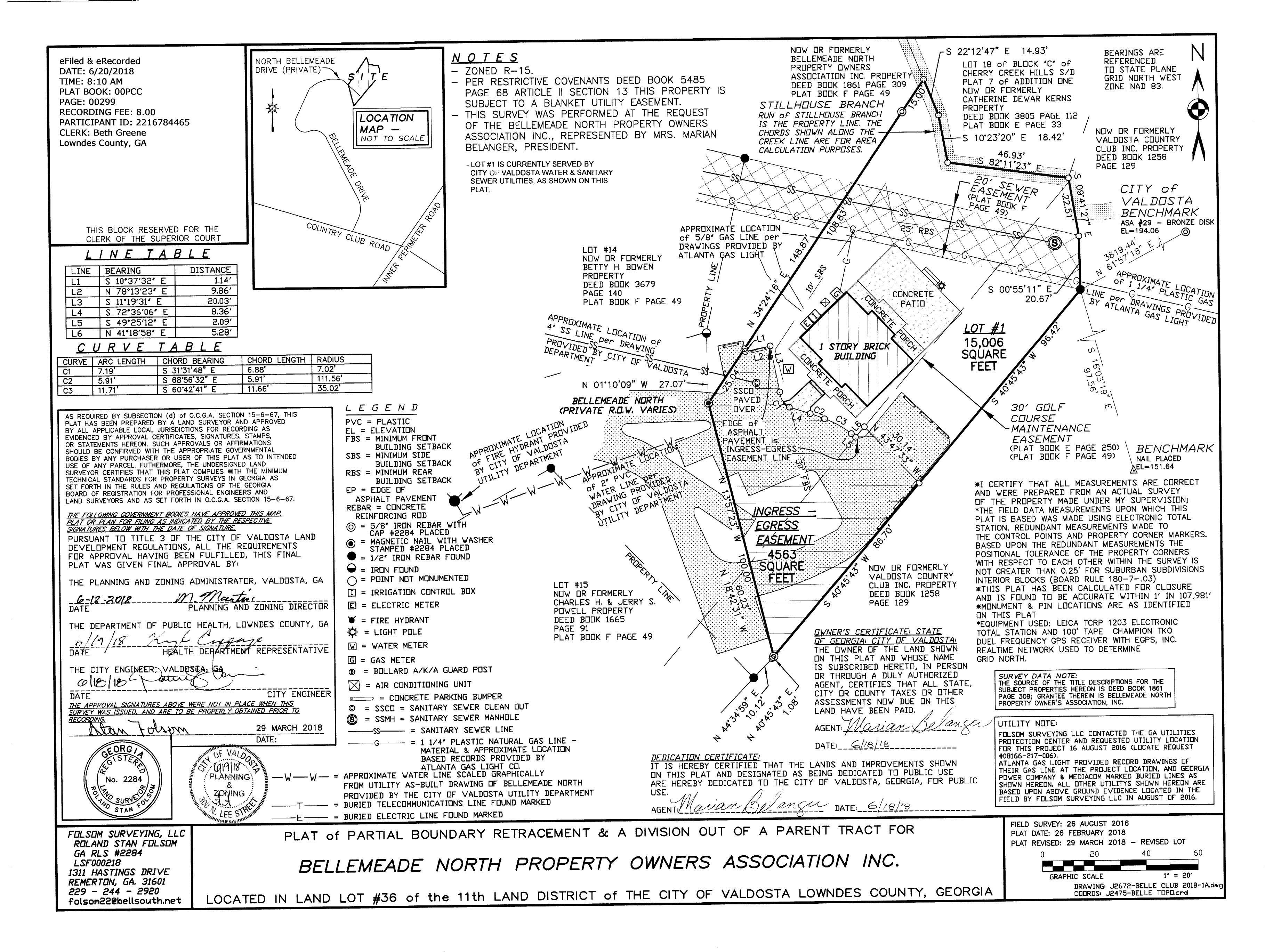 Plat: Bellemeade North Property Owners Association