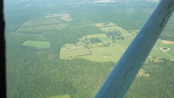 SW to Beasley mine site in upper left, 10:03:58, 29.986182, -82.285625