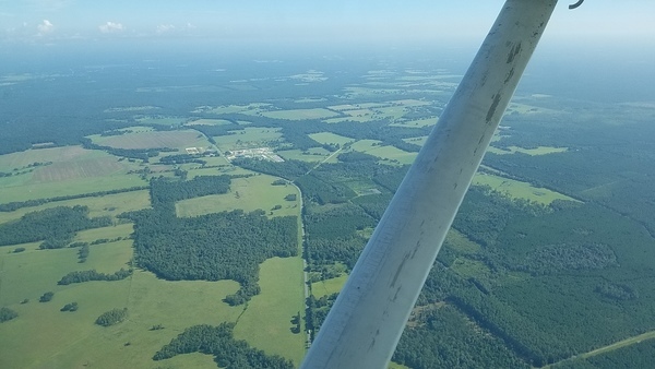 N up FL 231 past Compressor Station, Hazen mine site on left, 10:12:33, 29.901059, -82.331196