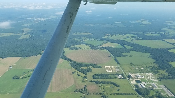 N across CR 231 to New River Farms mine site, 10:18:52, 29.918402, -82.332606