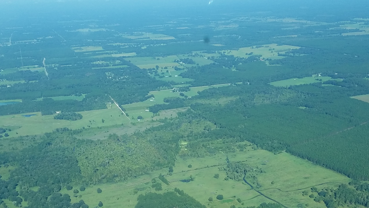 W across Howard mine site, Five Mile Creek, SW 48th Path, CR 18A, Pritchett mine site, Worthington Springs, 09:53:54, 29.94613, -82.35657