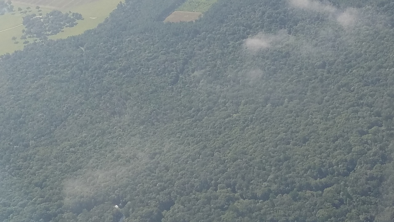 NNW from Hazen mine site across New River to Howard mine site, 10:16:21, 29.934344, -82.344781
