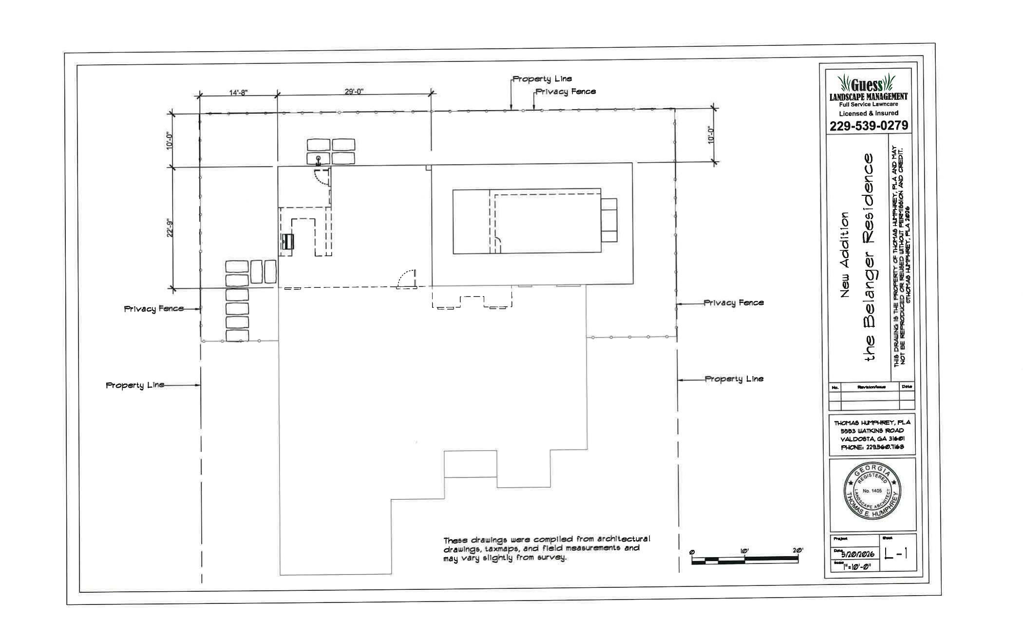 Drawings of the proposal