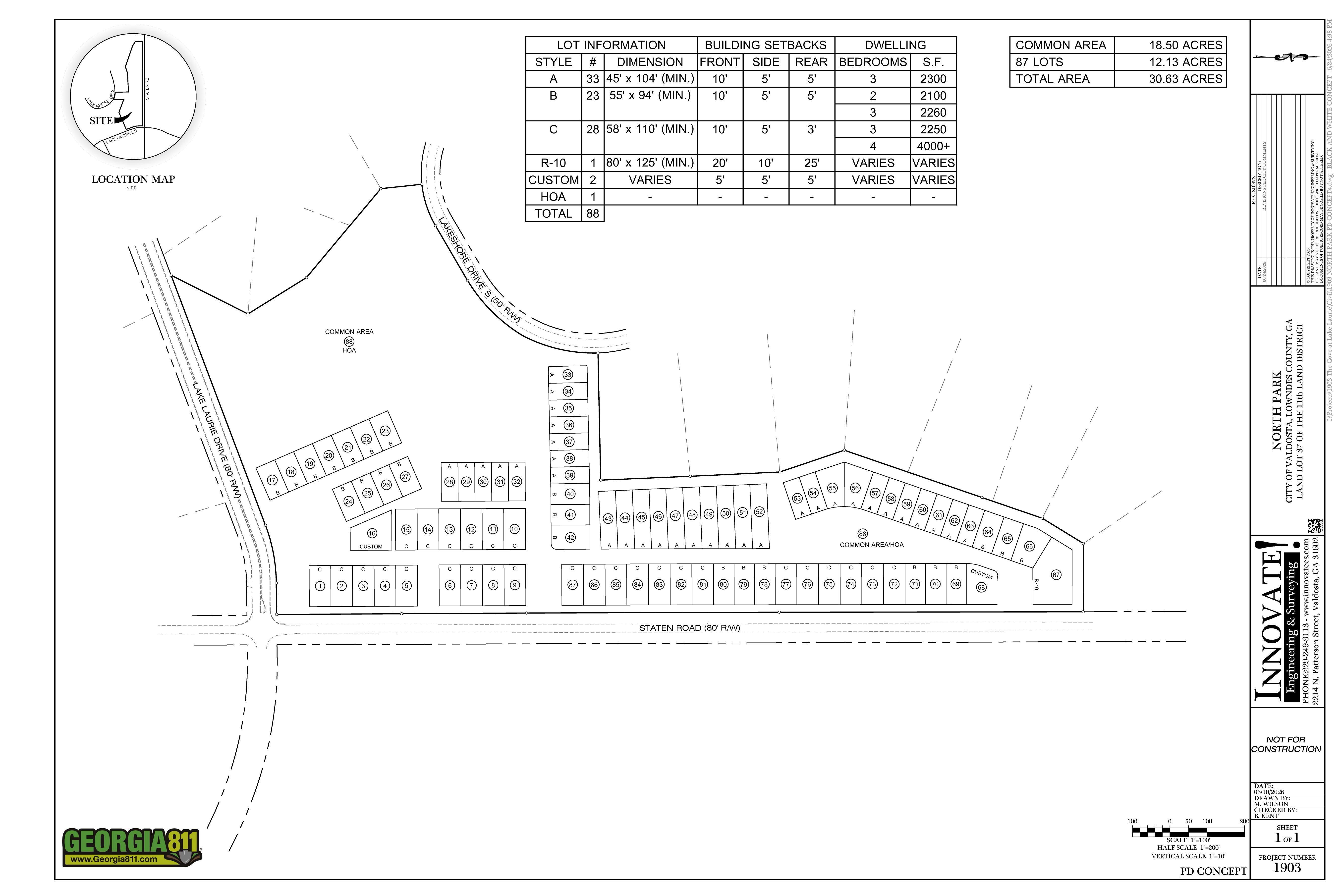 Map just lots no lake