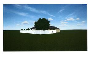 [Distance view across fence]