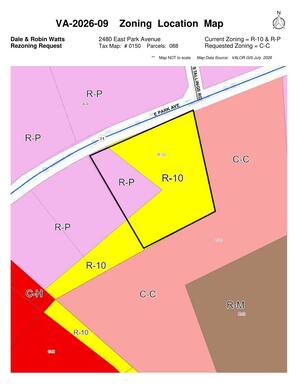 [Zoning Location Map]