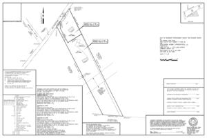 [PLAT OF BOUNDARY RETRACEMENT SURVEY AND DIVISION SURVEY]