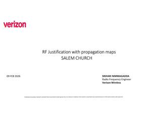 [RF Justification with propagation maps SALEM CHURCH]