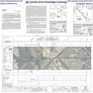 [Sabal Trail pipeline Easement with Lowndes County 2016-01-26, Between Railroad Ave. and Madison Highway]